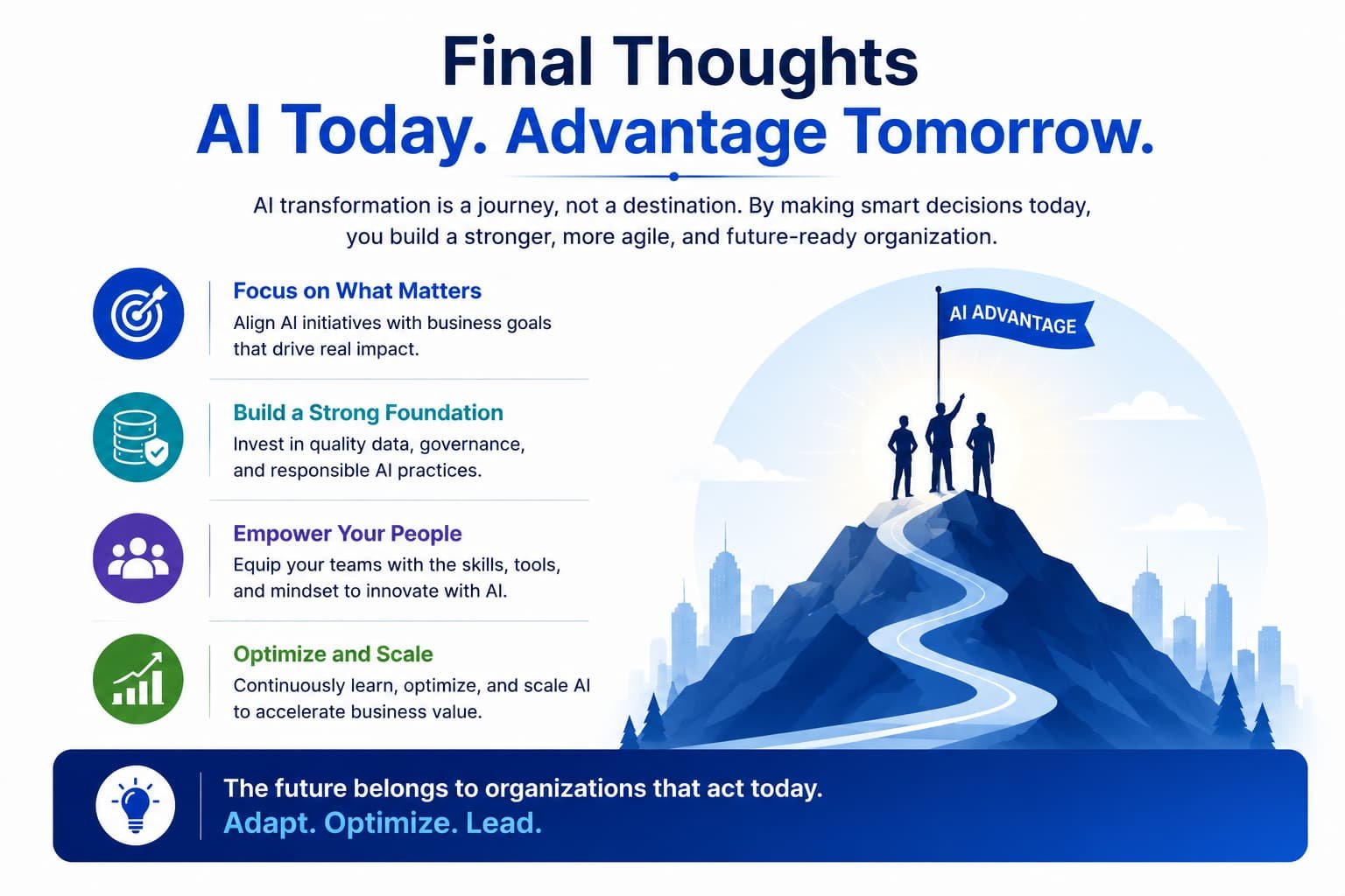 Scalable and responsible AI transformation